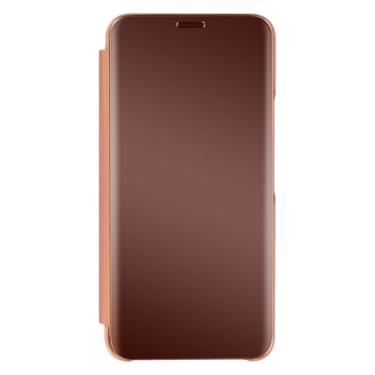 Etui Folio Clear View do Galaxy S22 z obsługą wideo Flap Mirror w kolorze różowego złota Avizar