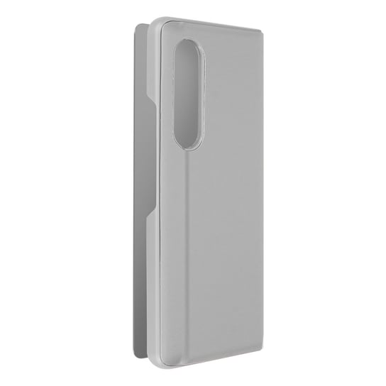 Etui Folio do Galaxy Z Fold 3 Clapet Translucent Design Uchwyt wideo srebrny Avizar
