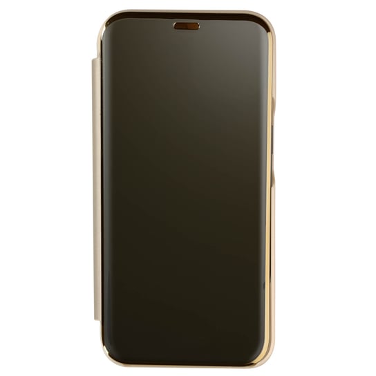 Etui Folio do iPhone'a 13 Pro Clapet Translucent Design Uchwyt wideo w kolorze złotym Avizar