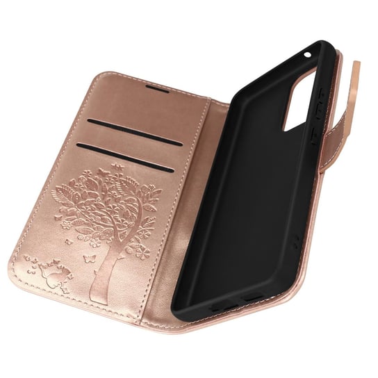 Etui Folio Do Samsung A53 5G Video Support Mandala Tree Forcell Rose Gold Forcell