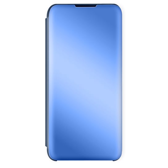 Etui Folio do Samsung Galaxy A03s Clapet Translucent Design Uchwyt wideo niebieski Avizar
