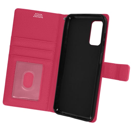 Etui Folio do Samsung Galaxy A13 4G pokrowiec z portfelem uchwyt wideo różowy Avizar