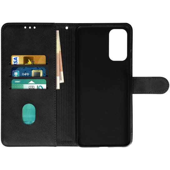 Etui Folio do Samsunga Galaxy M52 5G z funkcją Card Holder w kolorze czarnym Avizar