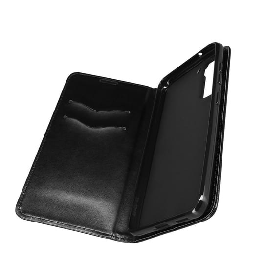 Etui Folio do Samsunga Galaxy S21 FE Wallet Card Holder Video Support – czarne Avizar