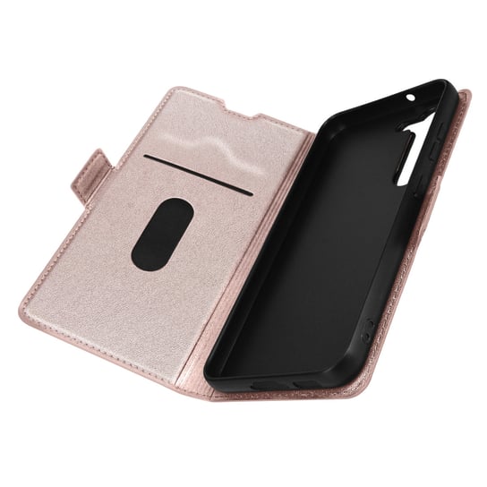 Etui Folio do Samsunga Galaxy S23 Ultracienkie etui z podwójnym magnesem w kolorze różowego złota Avizar