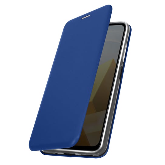 Etui Folio do uchwytu na kartę Xiaomi Poco M5 Podstawka wideo w kolorze niebieskim Avizar