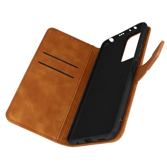 Etui Folio do Xiaomi Redmi Note 10 Pro Suede Forcell brązowe Forcell