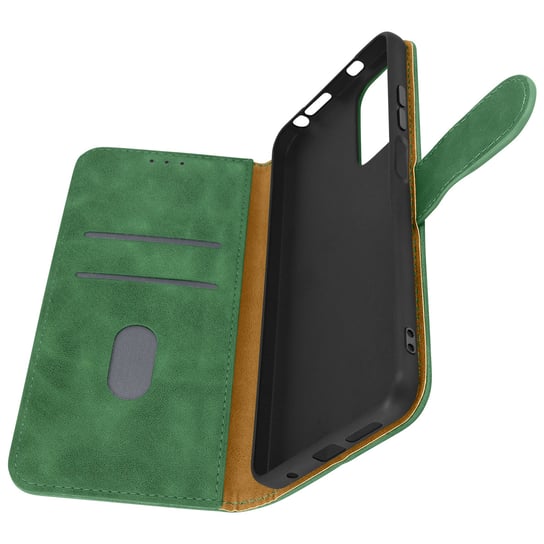 Etui Folio do Xiaomi Redmi Note 11 i 11s Wallet Flap zielone Avizar