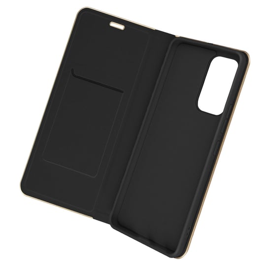 Etui Folio Etui Na Karty Galaxy A53 5G Etui Na Wideo Forcell Luna Book Gold Black Forcell