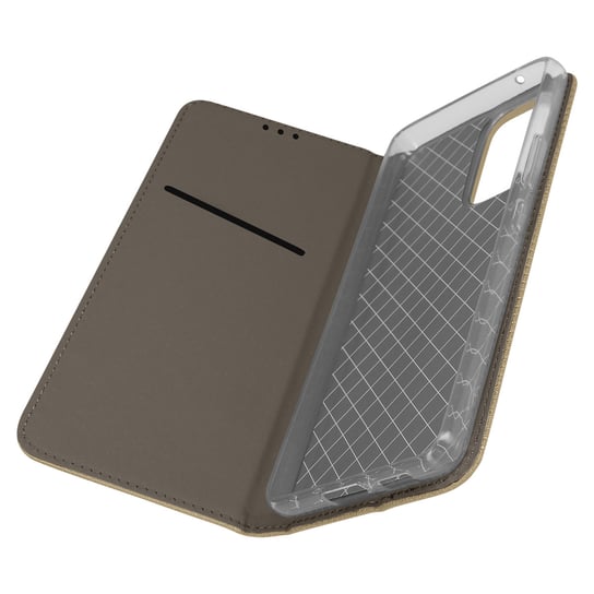 Etui Folio Samsung Galaxy A53 5G Card Holder Function złote Avizar