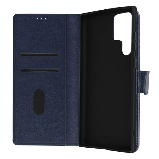 Etui Folio Samsung Galaxy S22 Ultra Wallet Function i Video Stand - niebieskie Avizar