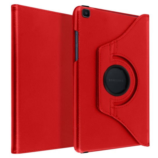 Etui Folio z podstawką 360° Amortyzujące Samsung Galaxy Tab A 8.0 2019 – Czerwone Avizar