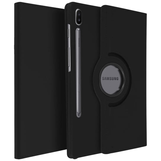 Etui Folio z podstawką 360° Amortyzujące Samsung Galaxy Tab S6 10.5 – Czarne Avizar