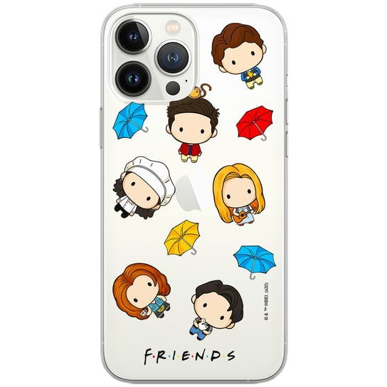 Etui Friends dedykowane do Iphone 13 PRO MAX, wzór: Friends 013 Etui częściowo przeźroczyste, oryginalne i oficjalnie  / Friends ERT Group