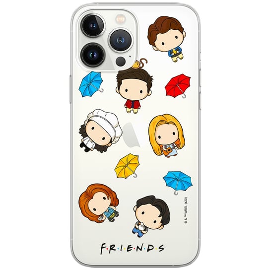 Etui Friends dedykowane do Samsung A32 4G LTE, wzór: Friends 013 Etui częściowo przeźroczyste, oryginalne i oficjalnie  / Friends Friends