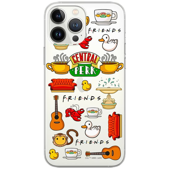 Etui Friends dedykowane do Samsung GALAXY NOTE 20 ULTRA, wzór: Friends 014 Etui częściowo przeźroczyste, oryginalne i oficjalnie  / Friends ERT Group