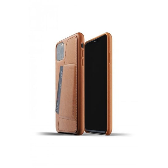 Etui, Full Leather Wallet Apple iPhone 11 Pro Max, brązowe Mujjo