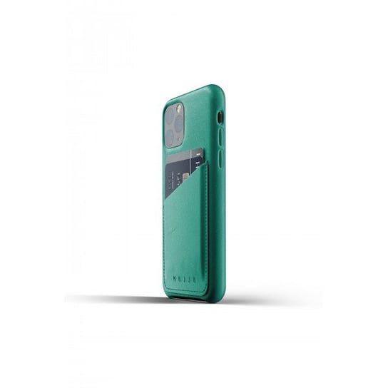 Etui, Full Leather Wallet Apple iPhone 11 Pro, zielone Mujjo