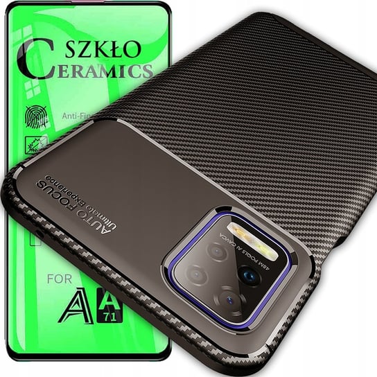 Etui futerał OXYGEN GT do LG K52 +szkło CERAMICZNE OXYGEN