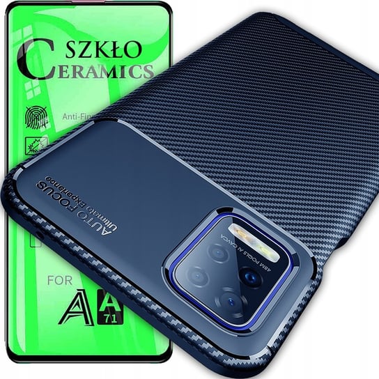 Etui futerał OXYGEN GT do LG K52 +szkło CERAMICZNE OXYGEN