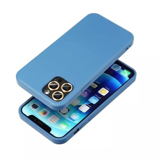 Etui futerał SILICONE do Apple iPhone 15 Plus niebieski 4kom.pl