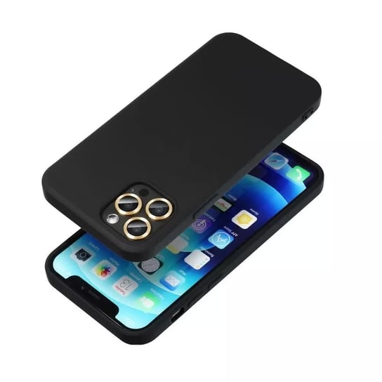 Etui futerał SILICONE do Apple iPhone 15 Pro Max czarny 4kom.pl