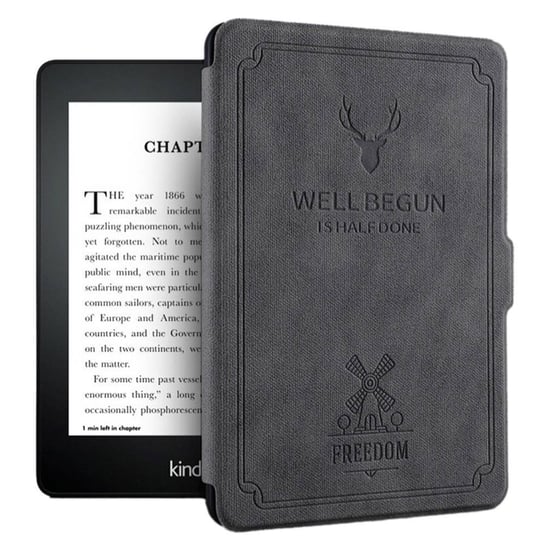 Etui Futerał Smart Motto Do Kindle Paperwhite 4 (Szare) Amazon