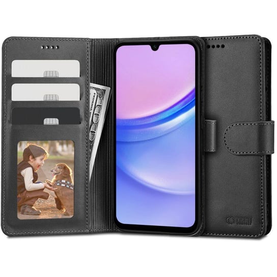 Etui Galaxy A15 4G / 5G Tech-Protect Wallet Czarne TECH-PROTECT