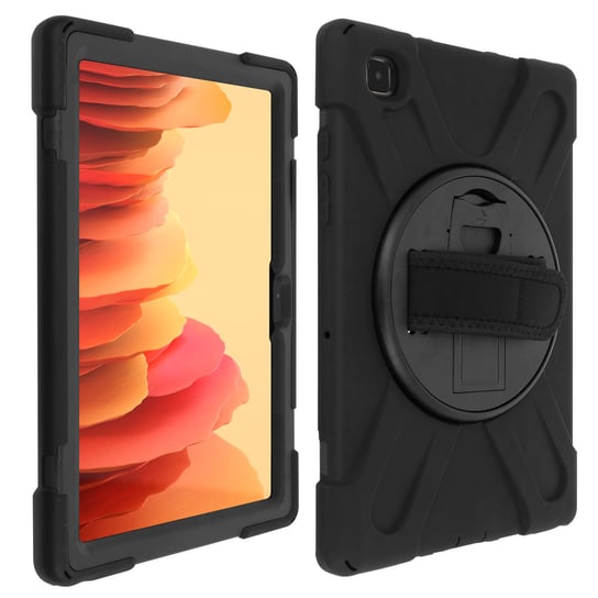 Etui Galaxy Tab A7 10.4 2020 Hybrid Shock Absorber Uchwyt i dźwignia Czarne Avizar