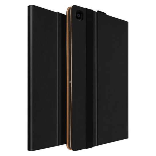 Etui Galaxy Tab A7 10.4 2020 Satynowe skórzane etui na karty Funkcja Wsparcie czarne Avizar