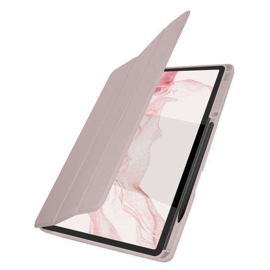 Etui Galaxy Tab S7 Plus/FE/S8 Plus Magnetyczna podstawka pod klawiaturę z klapką różowa Dux Ducis Dux Ducis