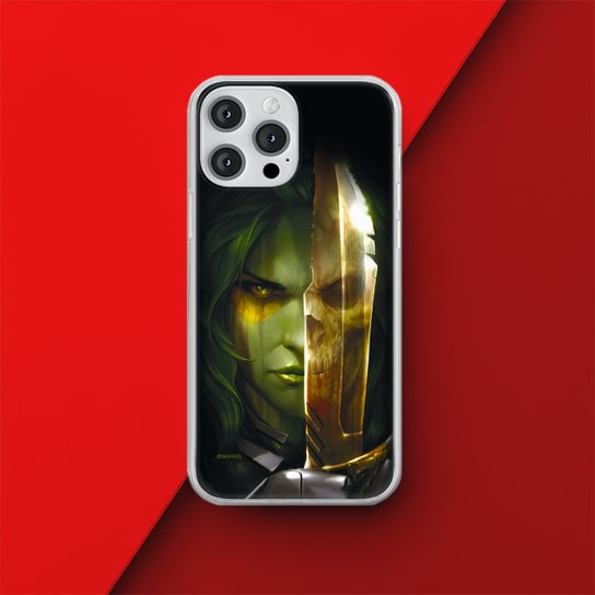 Etui Gamora 002 Marvel Nadruk pełny Zielony Producent: Samsung, Model: A20S Inna marka