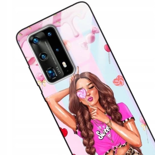 ETUI GLASS do HUAWEI P40 PRO PLUS GIRLS TOP Wzory Funnycase