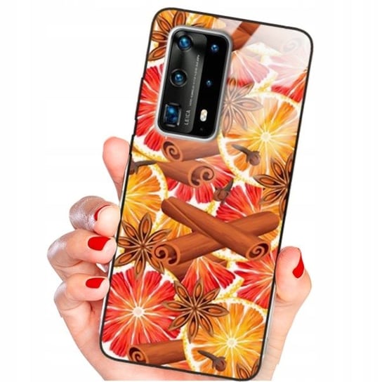 ETUI GLASS do HUAWEI P40 PRO PLUS Happy Lato Wzory Funnycase