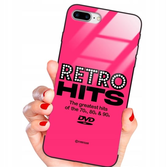 ETUI GLASS do IPHONE 8 PLUS RETRO DISCO Top Wzory Funnycase