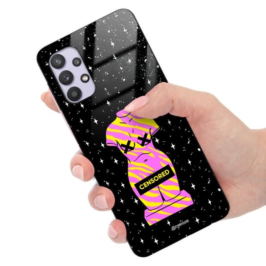 Etui GLASS do SAMSUNG A32 Szklane GenZ Nowoczesna Sztuka ART Wiele Wzorów Funnycase