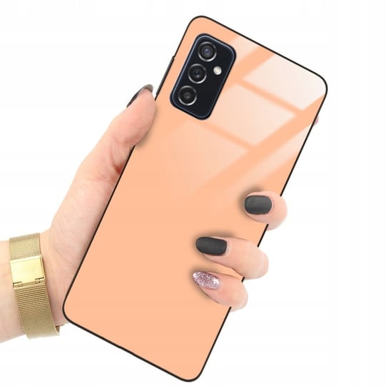 Etui GLASS do SAMSUNG M52 5G Brzoskwiniowy Beżowy KOLOR ROKU Peach Fuzz Funnycase