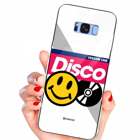 ETUI GLASS do SAMSUNG S8 PLUS RETRO DISCO Wzory Funnycase