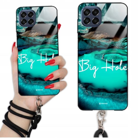 Etui GLASS QUICK do SAMSUNG M53 5G Sznurek Czarny IMAGINE Krajobrazy Wzory Funnycase