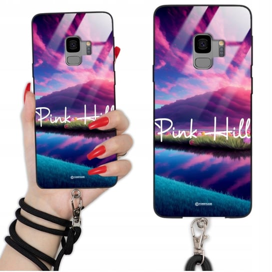 Etui GLASS QUICK do SAMSUNG S9 Sznurek Czarny IMAGINE Krajobrazy Mix Wzory Funnycase