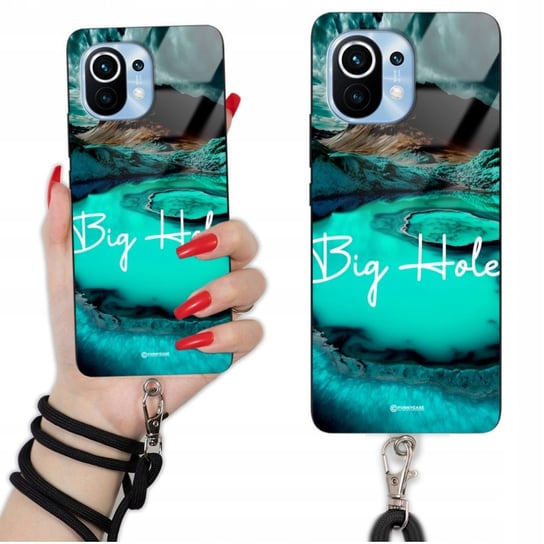 Etui GLASS QUICK do XIAOMI Mi 11 Sznurek Czarny IMAGINE Krajobrazy Wzory Funnycase