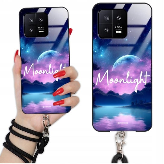 Etui GLASS QUICK do XIAOMI MI 13 Sznurek Czarny IMAGINE Krajobrazy Wzory Funnycase