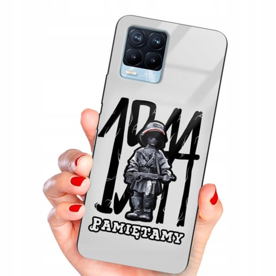 Etui GLASS Szklane do REALME 8 PRO Patriotyczne Polska Niepodległa Wzory Funnycase