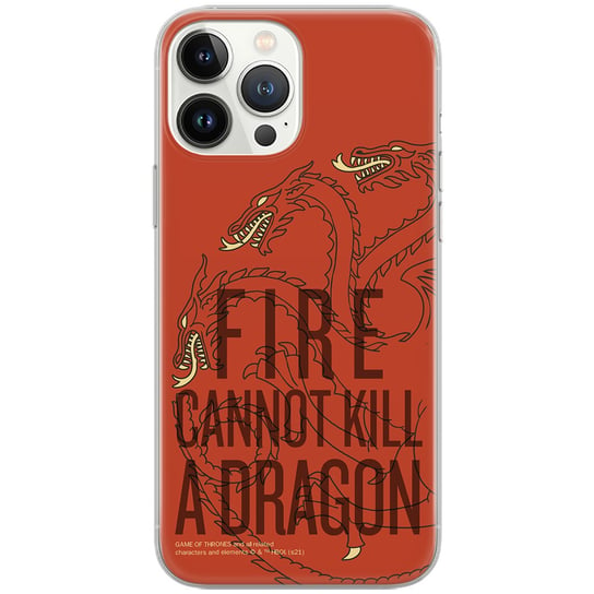 Etui Gra o Tron dedykowane do Samsung A02S, wzór: Gra o Tron 015 Etui całkowicie zadrukowane, oryginalne i oficjalnie licencjonowane / Game of Thrones ERT Group