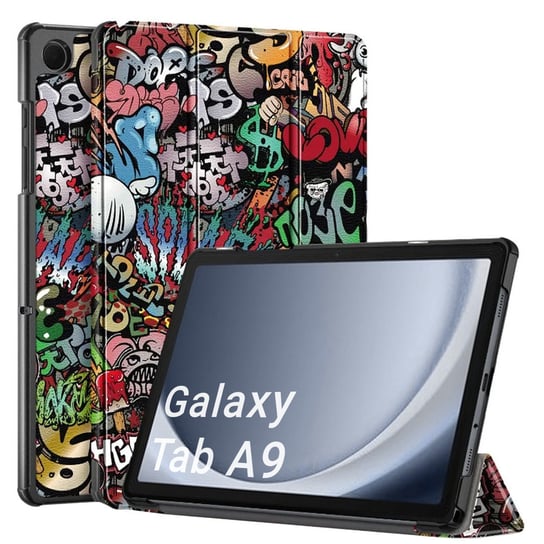 Etui Graficzne do Samsung Galaxy Tab A9 8.7 X110/X115 (Graffiti) Inna marka