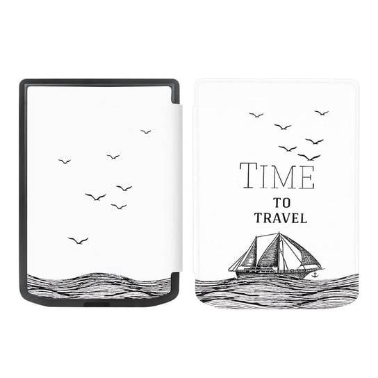 Etui Graficzne TPU do PocketBook Verse Pro 629 634 (Time to travel) Inna marka