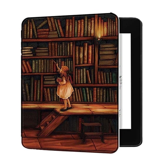 Etui Graphic Kindle Oasis 2019 - Library Girl STRADO