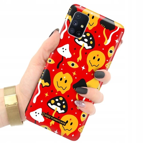 ETUI GRUBE 2MM do SAMSUNG M51 CRAZY MOOD Top Wzory Funnycase