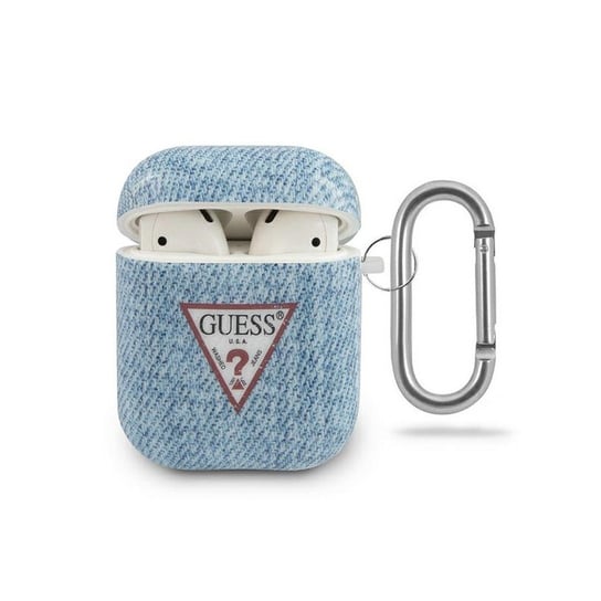 Etui Guess GUACA2TPUJULLB Apple AirPods cover niebieski/light blue Jeans Collection GUESS