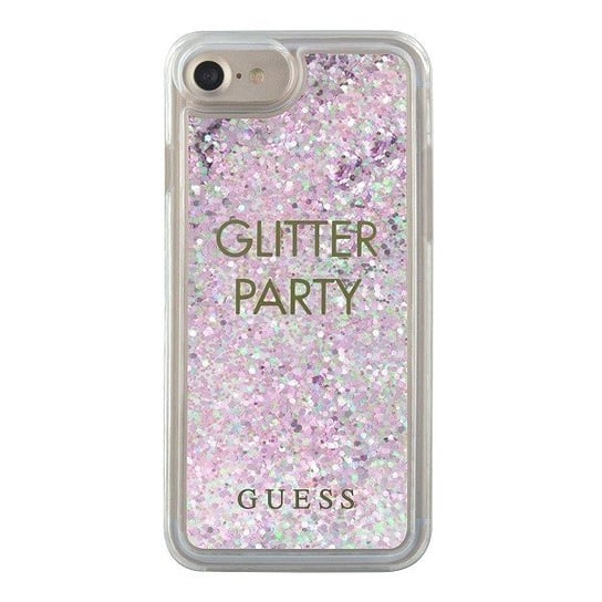 Etui, Guess GUHCP7GLUQPU Apple iPhone SE 2020, 8, 7 fioletowy GUESS
